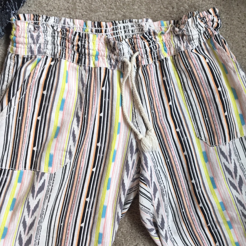 Boho Linen Drawstring Pants